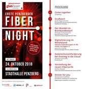 Flyer zur ersten Penzberger Fiber Night